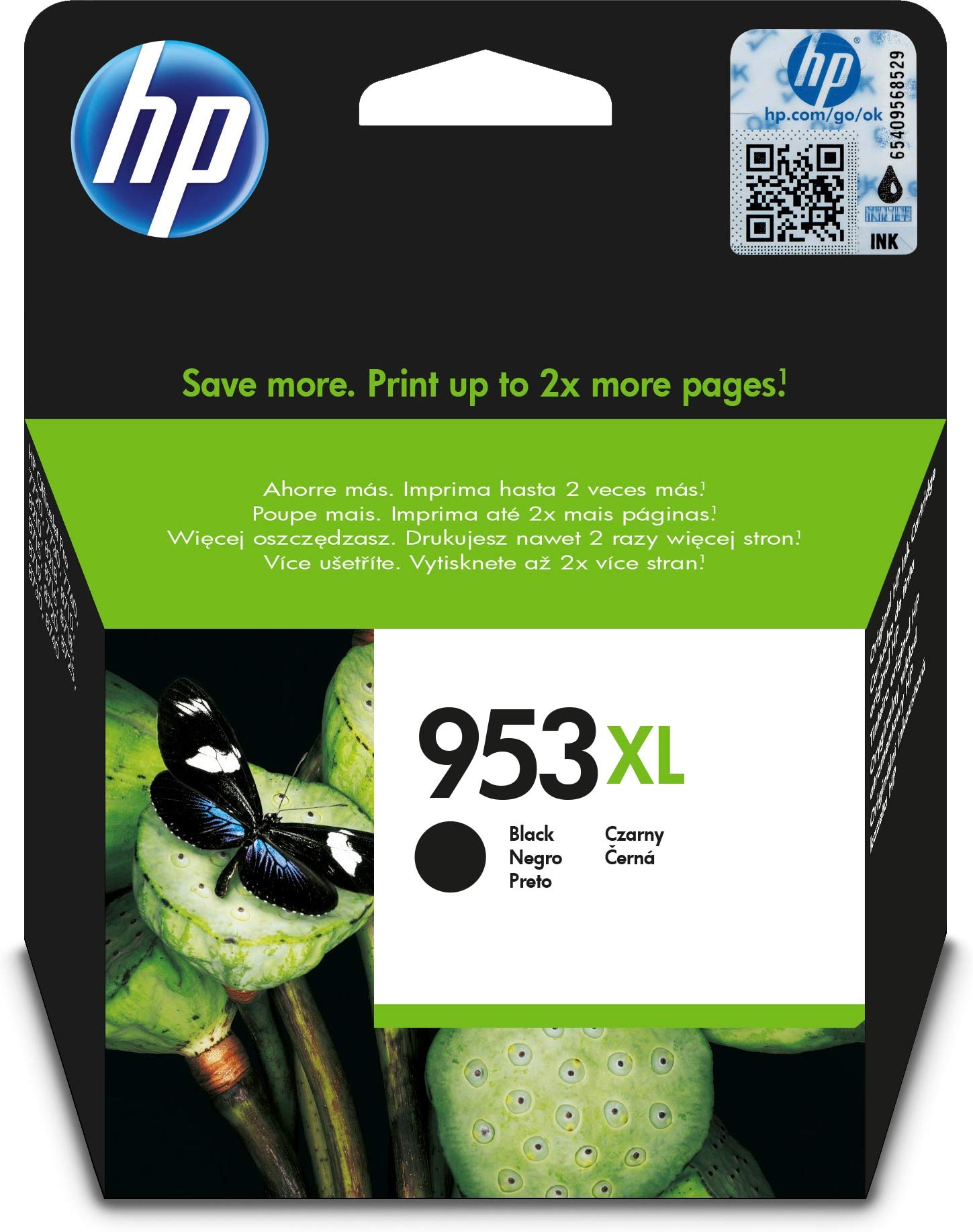 HP 953XL (L0S70AE) Original Druckerpatrone Schwarz mit hoher Reichweite für HP OfficeJet Pro 7720