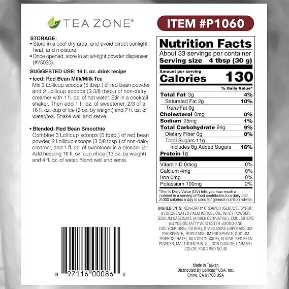 Tea Zone 2.2 lb Red Bean Powder