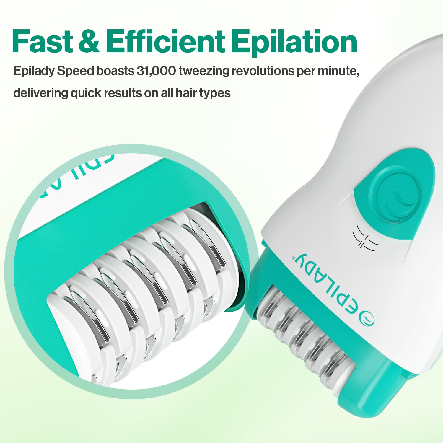 Epilady Face & Body Hair Removal Device Bundle | Speed Corded