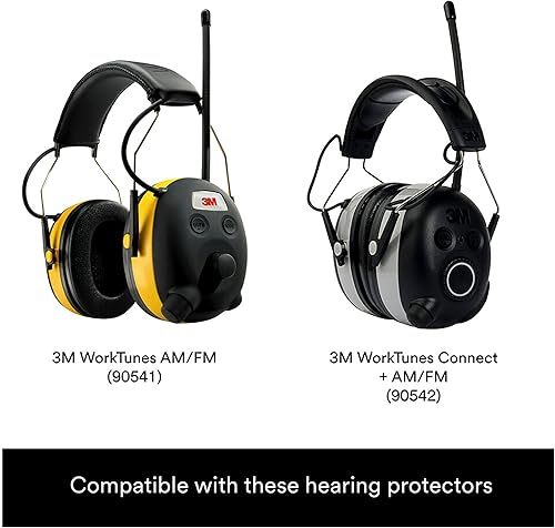 Miniatura 5 de 3M WorkTunes - Kit de higiene de repuesto para protectores auditivos, 1 par, funciona con WorkTunes AM/FM (90541) y WorkTunes Connect + AM/FM (90542)