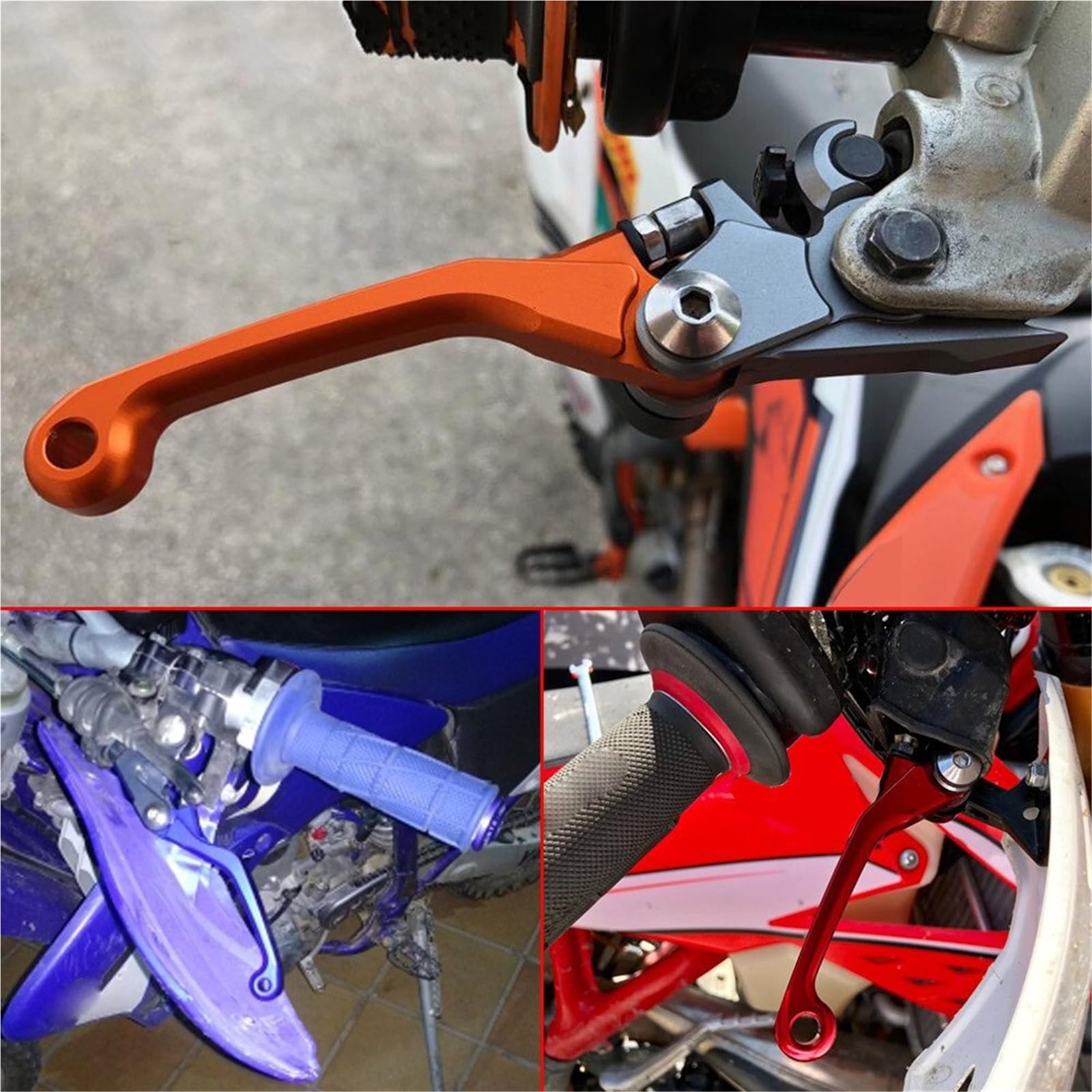 Pasuje do Suzuki DRZ400S DRZ400SM DRZ400 2000-2017 DRZ 400 S Enduro Supermotard Dirt Bike CNC Pivot Clutch Brake Levers(Gray)