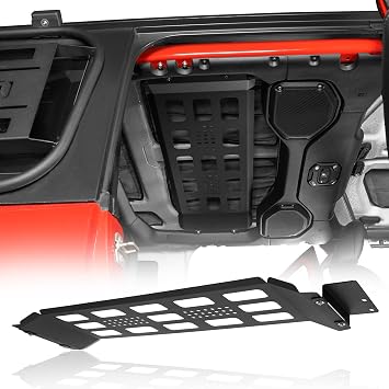 u-Box JLU Rear Overhead MOLLE Panel Storage Bracket Compatible with Jeep Wrangler JL 4-Door Unlimited 2018 2019 2020 2021 2022 2023 2024 2025 2026
