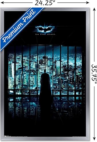 Miniatura 70 de Trends International DC Comics Movie - Póster de pared de una hoja de Batman VIew Of The City, 14.725 x 22.375 pulgadas, versión premium sin marco