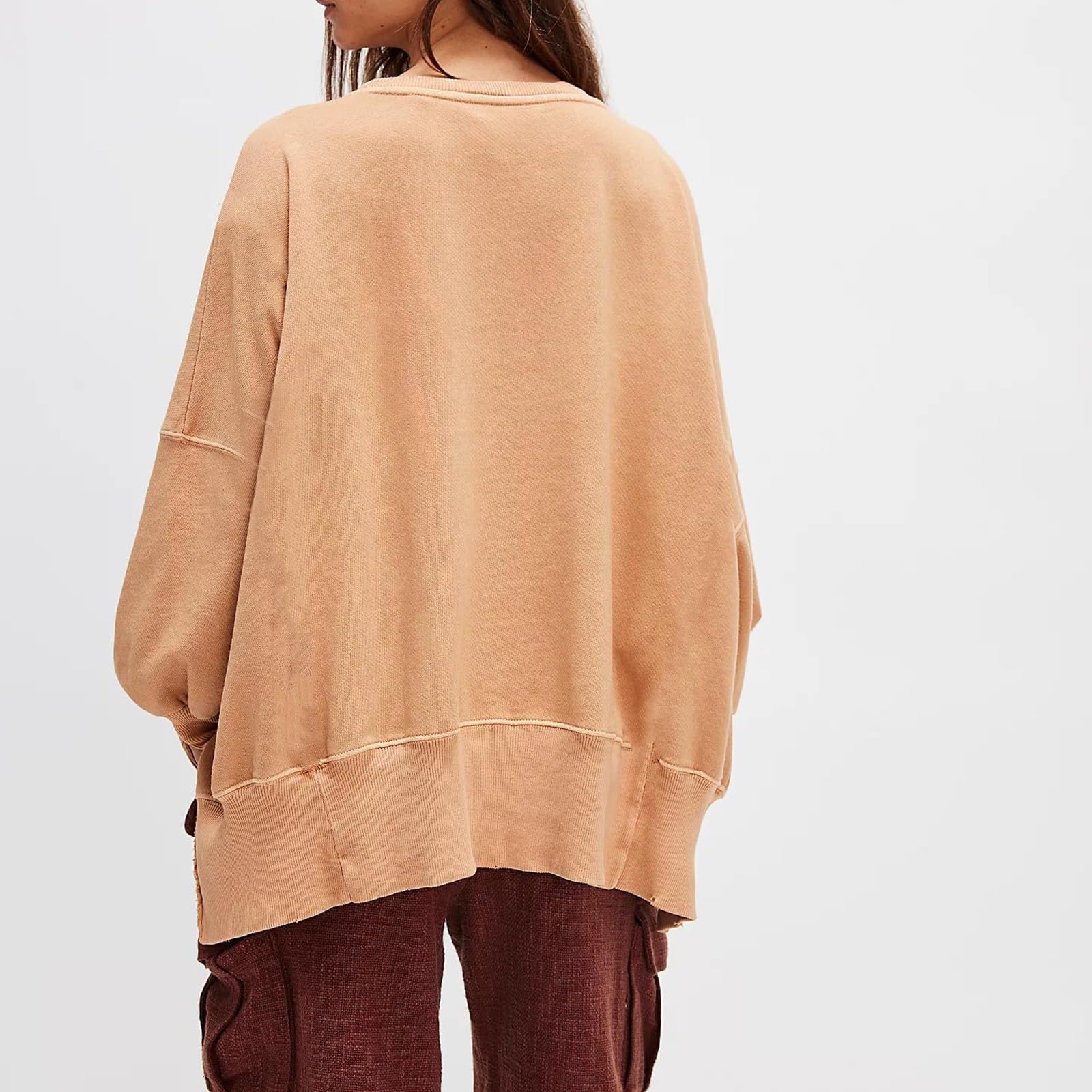 Chaqueta de entretiempo para mujer, tejido de primavera, sudadera grande