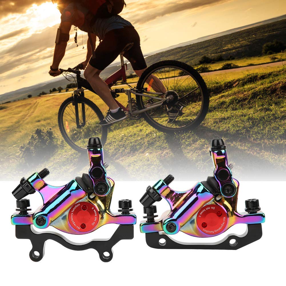 VGEBY Hydraulische Scheibenbremse Set, Aluminiumlegierung, Vorne und Hinten, für Mountainbike, Rennrad, Faltrad, mit Schrauben