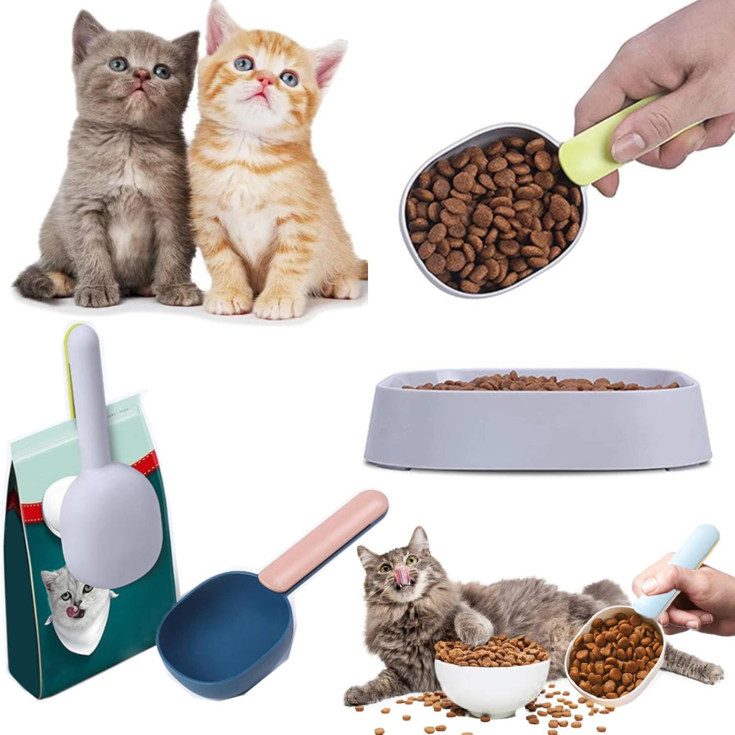 Prostuff.in Multi-Function Feeding Scoop Spoon With Sealing Bag Clip Creative Measuring Cup Comfortable Handle Grip Suitable For Dogs Cats & Also Usable For Kitchen Accessory 1 Pcs Multicolor (B0CKHGH6LZ) Amazon Price History, Amazon Price Tracker