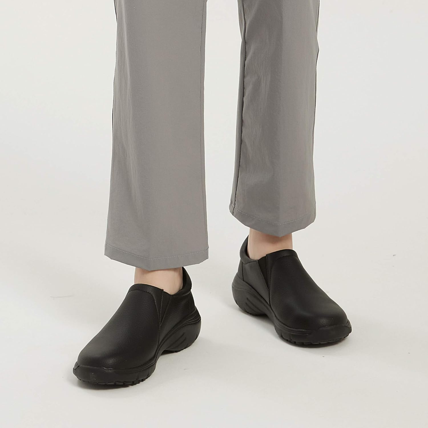 Hawkwell Women's Slip On Lightweight Slip Resistant Comfort Nursing Shoes - Image 6