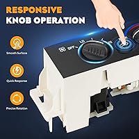 Vista 3 de Panel de control climático del módulo del climatizador A/C para 96-20 Chevy GMC C1500 C2500 C3500 K1500 K2500 K3500, sin interruptor