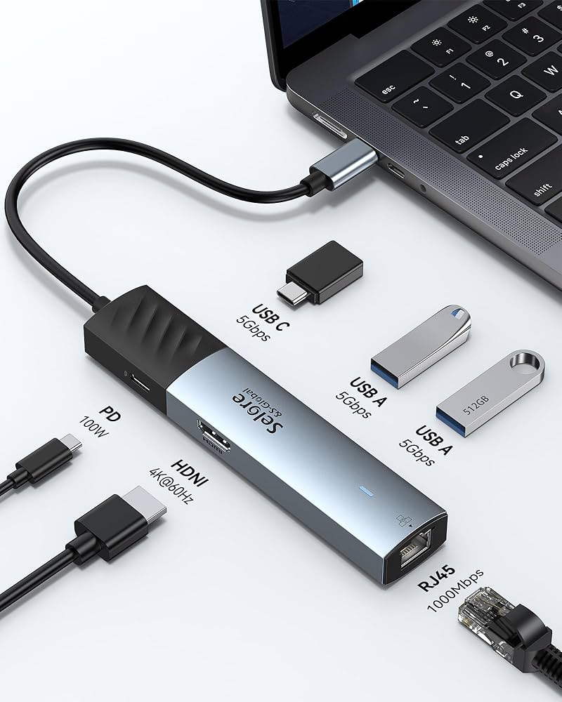 selore&s-global ハブ MacBook Amazon.com: Selore Docking Station for MacBook Pro Air, USB