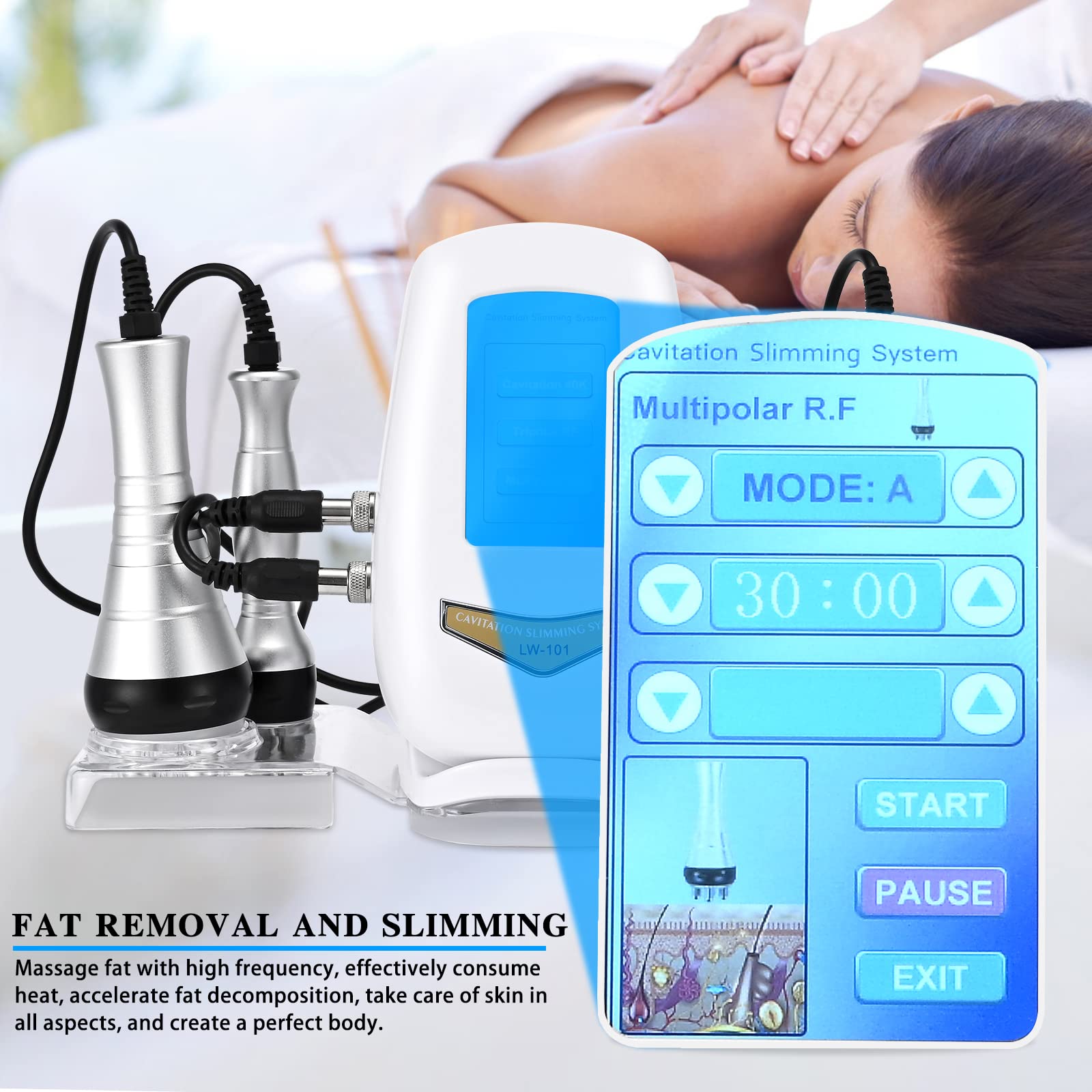 Tanniws 3-in-1 Slimming Machine: Face, Abdomen, Buttocks & Thighs