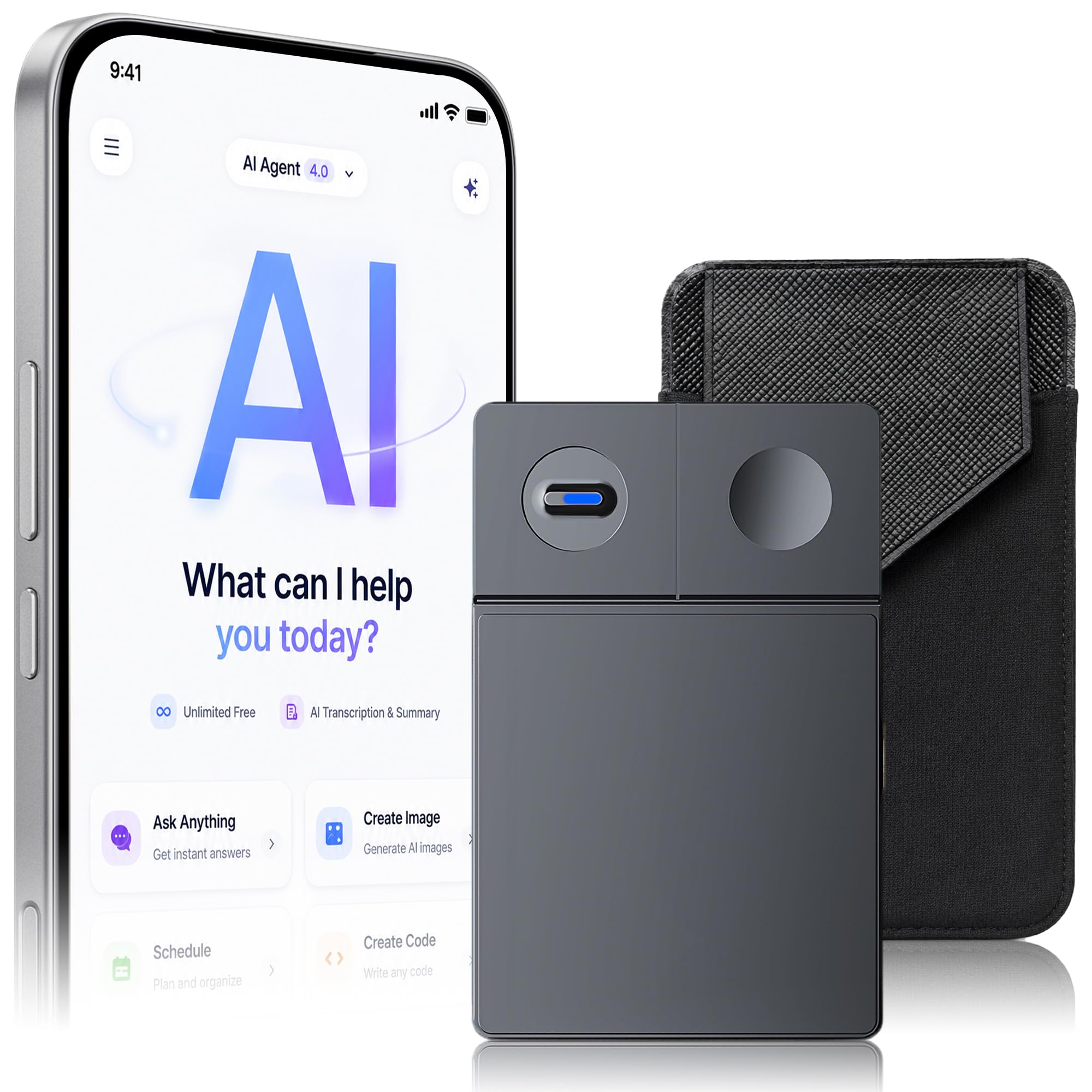 Fuzilin AI Voice Recorder with MagSafe