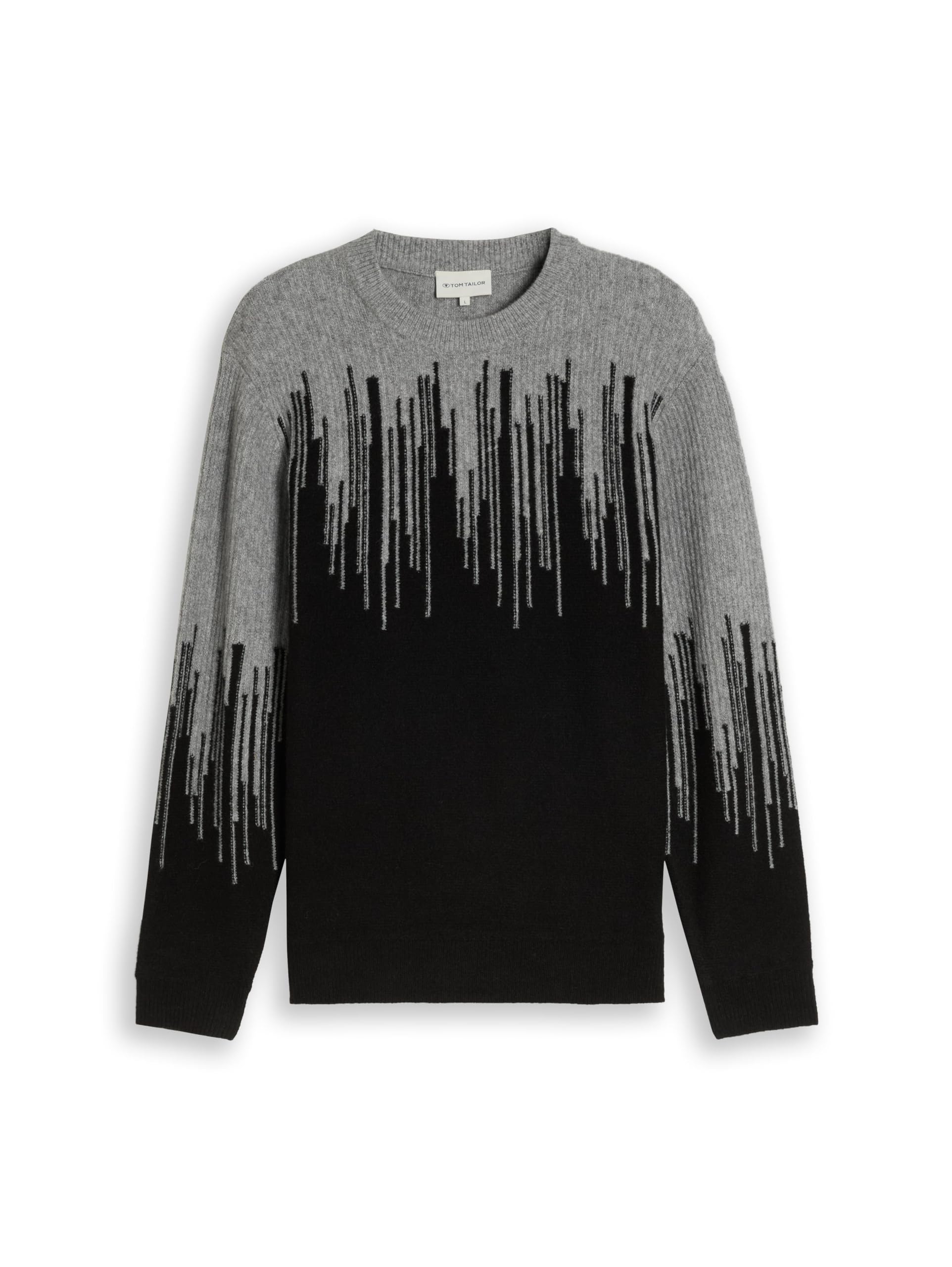Tom Tailor GmbH Men's 1054155 Regular Fit Cardigan with Crew Neck, 29999 - Black, S