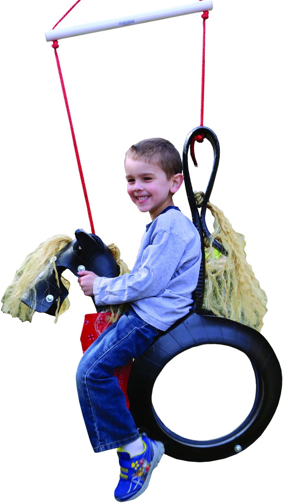 M & M Sales Enterprises Pony Pal Recycled Horse Tire Swing