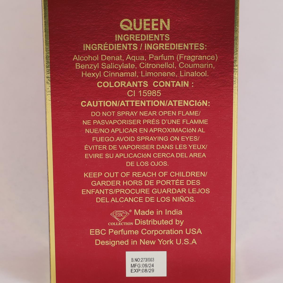 Amazon.com : Queen Perfume for Women Fresh Citrus Floral Eau de