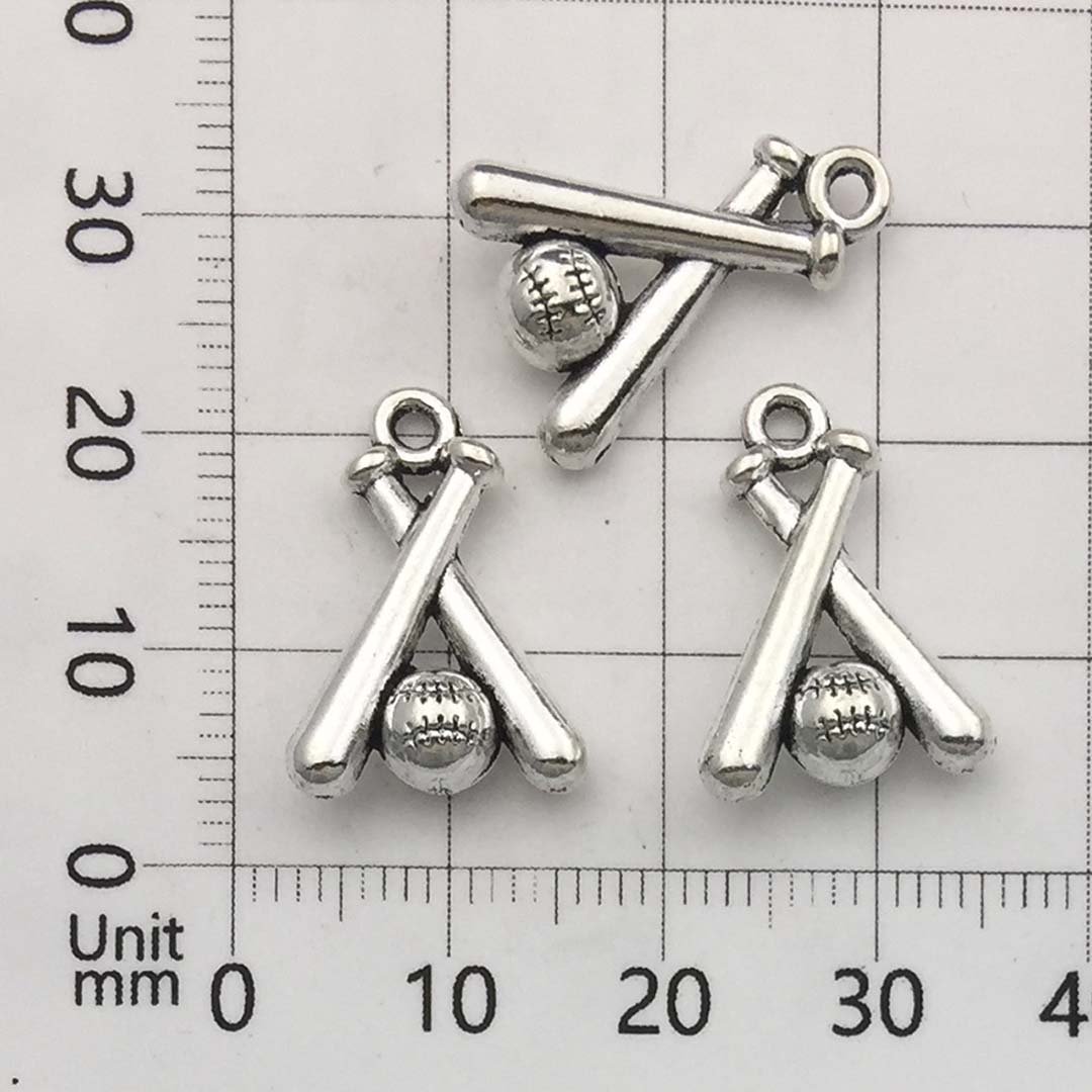 L'Appartement【SHOUIA】 BASEBALL CHARM Mini Additions™ Sports Baseball Charm – Alex Woo Jewelry