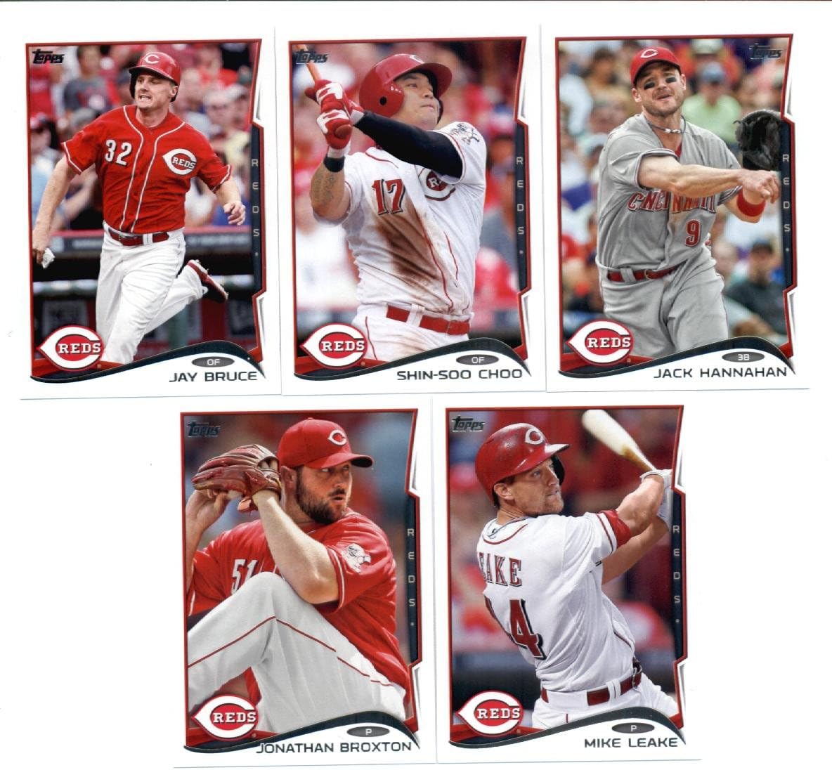 Cincinnati Reds Topps Baseball Cards Team Sets : 2012, 2013, and 2014 Series 1 & 2