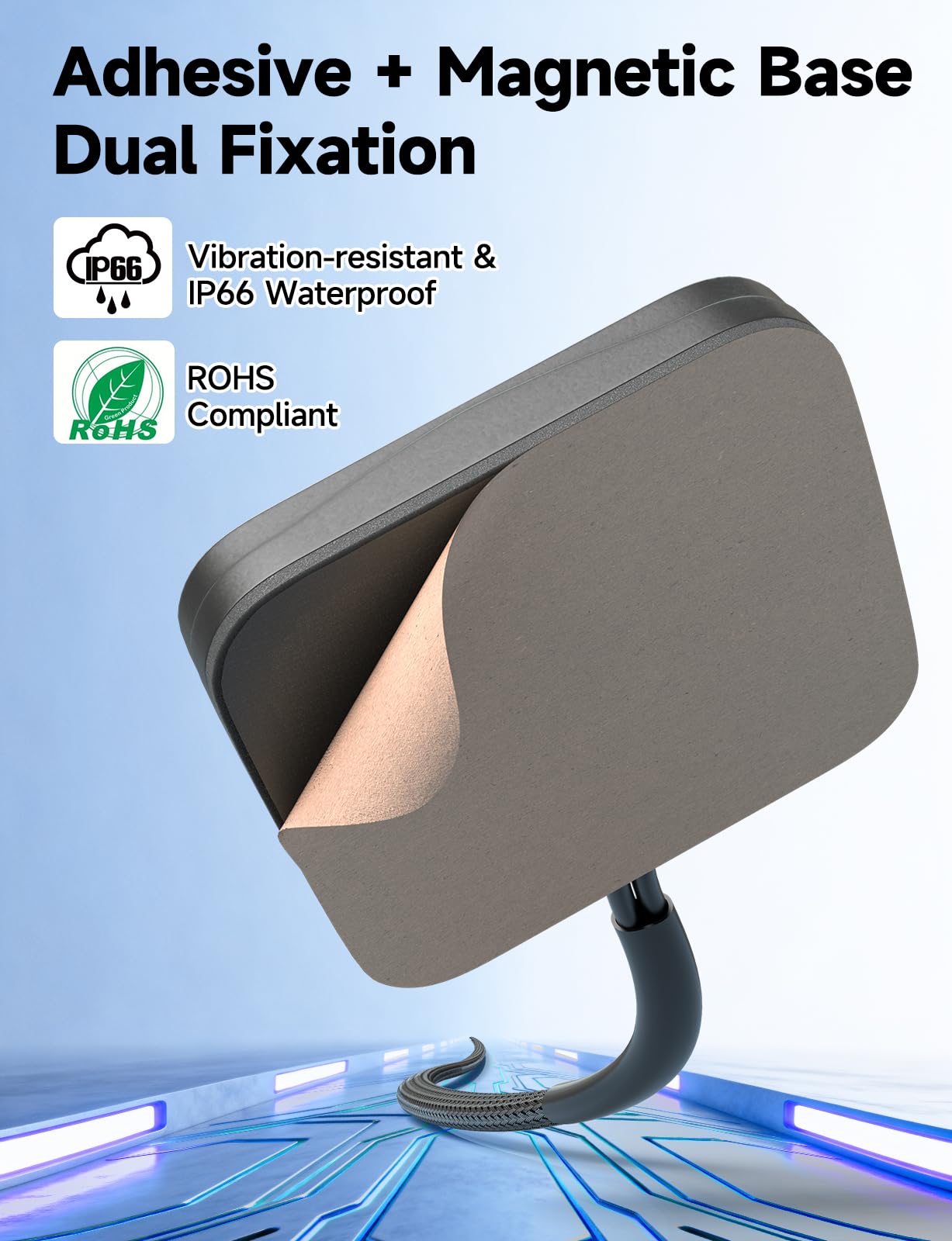 Superbat Antenne MIMO 4G LTE Ultra Plate Omnidirectionnelle avec Double Connecteur SMA Mâle Compatible avec Les Routeurs 4G LTE