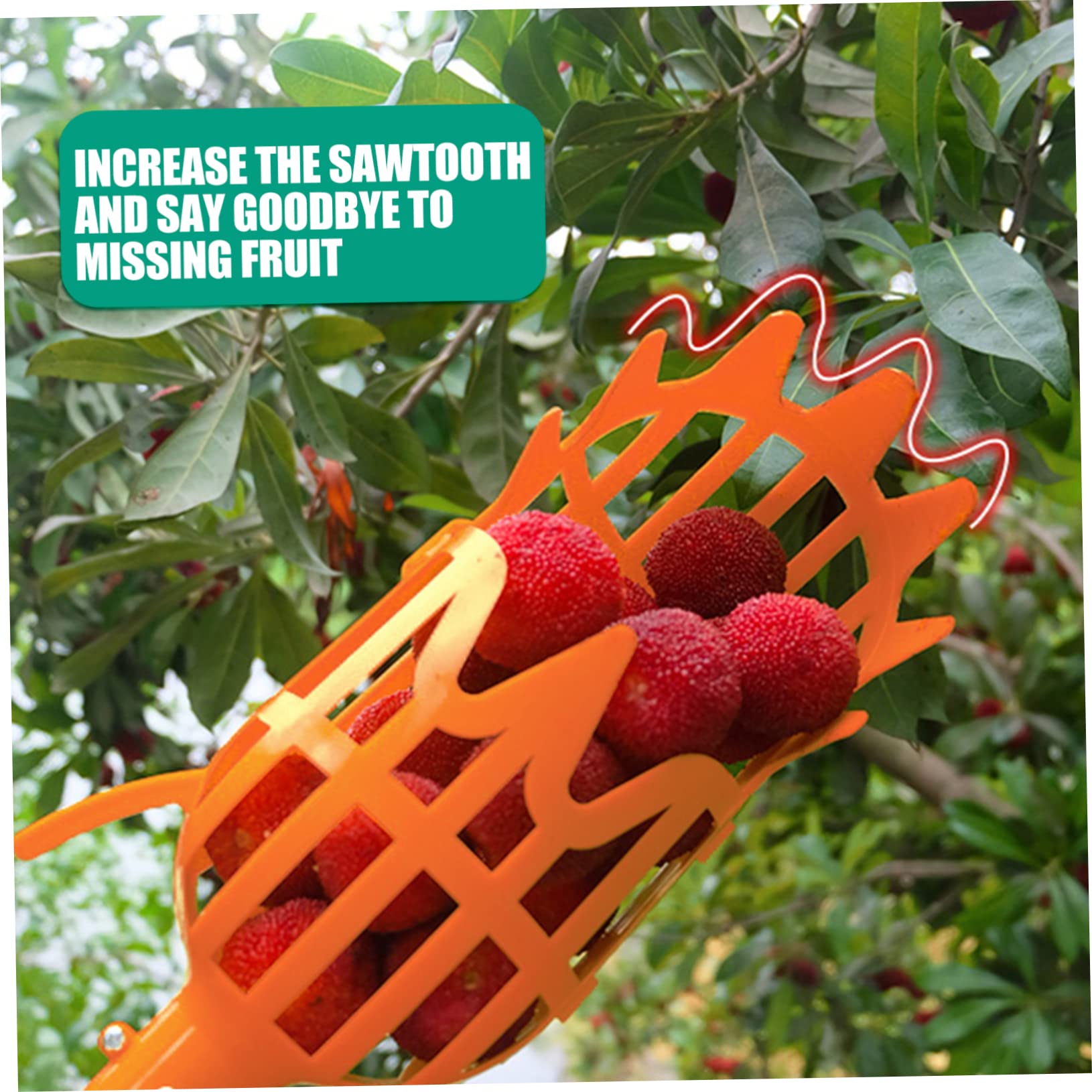 BESPORTBLE Lightweight Portable Fruit Picker Peach Picker Fruit Baskets for Tree Efficient Tool