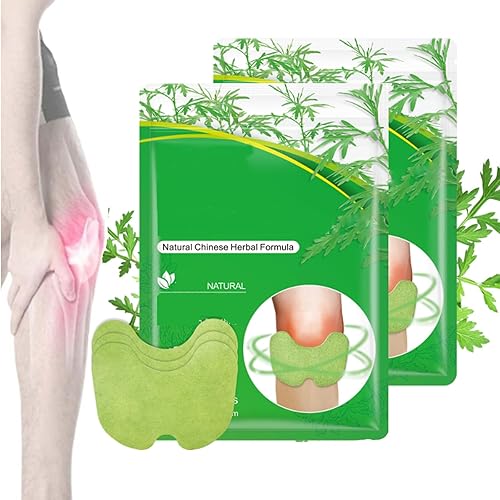 24 parches de rodilla, parche natural para rodilla Flexiknee, parches de rodilla Wellnee, kit de parches de alivio de rodilla, parche de alivio para