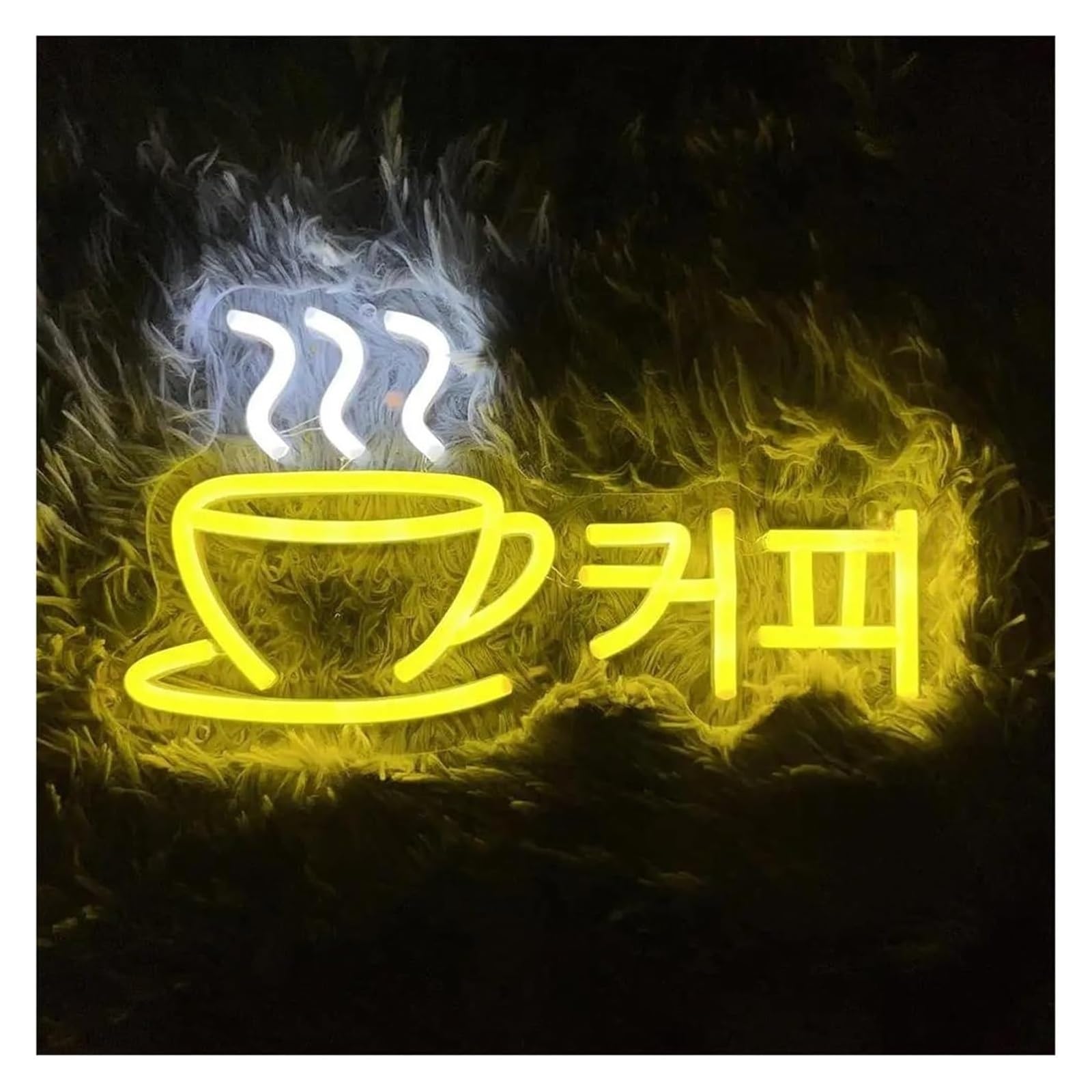 Lampada al neon rilassante per bar, luci notturne dimmerabili(22cmx40cm)