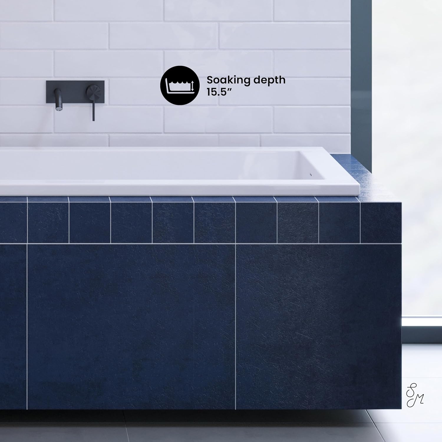 Swiss Madison SM-DB567 Voltaire 72x36 Drop In Bath