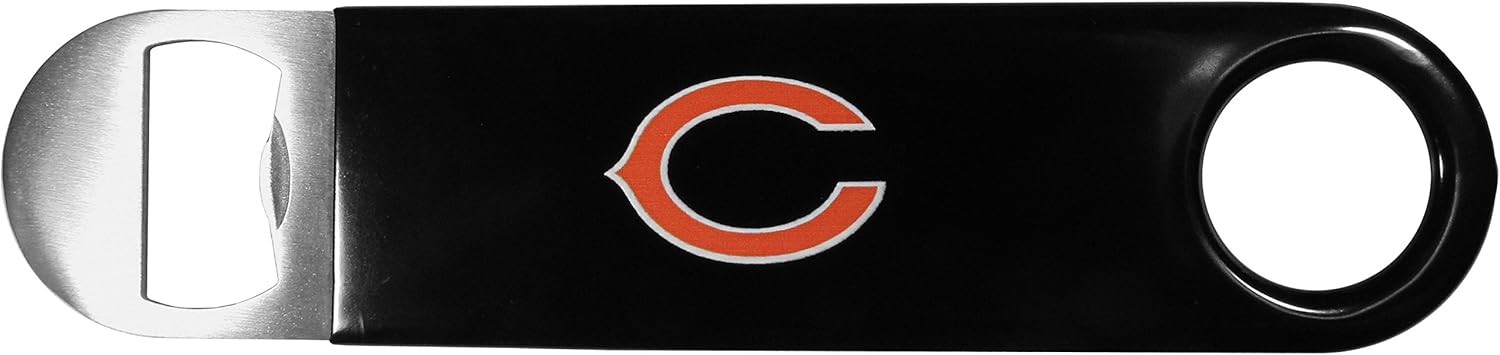 Siskiyou Sports NFL Chicago Bears Unisex 2 pc BBQ Set and Bottle Opener, Team Colors, One Size, (F2BQ005LBO)