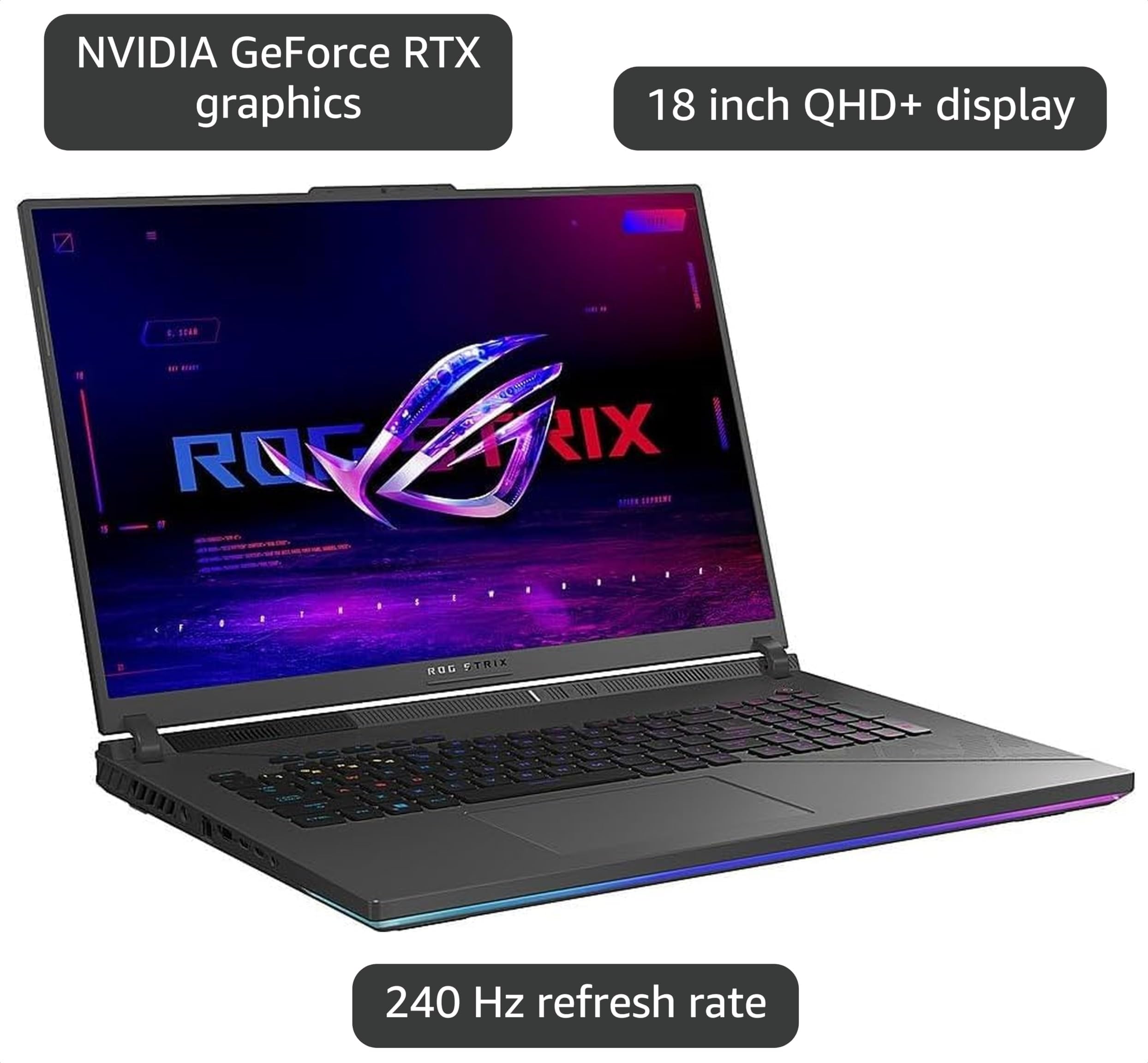 ASUS ノートPC Core i5/メモリ8GB/SSD128GB/GPU搭載 Amazon.com: ASUS ROG Strix G18 18