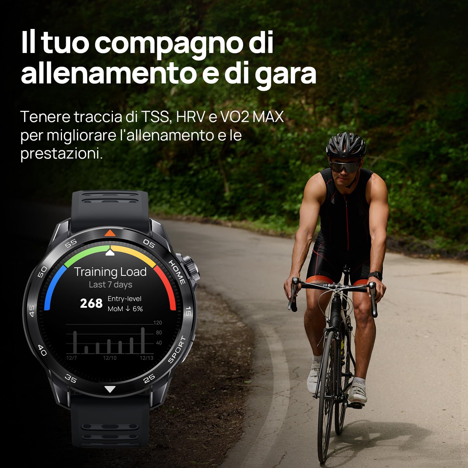 Mibro GS Pro2 Smartwatch GPS Orologio Sportivo Donne Uomo,Dual Band GPS,1.43"AMOLED,TrackBack,Piano di allenamento,Autonomia 20 Giorni, Orologio per Nuoto/Ciclismo/Corsa/Trek/Sci