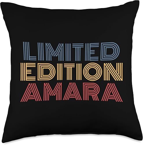 Amara Personalized Name Tees Amara Editon Personalized Name Funny Throw Pillow 18x18 Multicolor Amara Personalized Name Tees Amara Editon Personalized Name Funny Throw Pillow 18x18 Multicolor