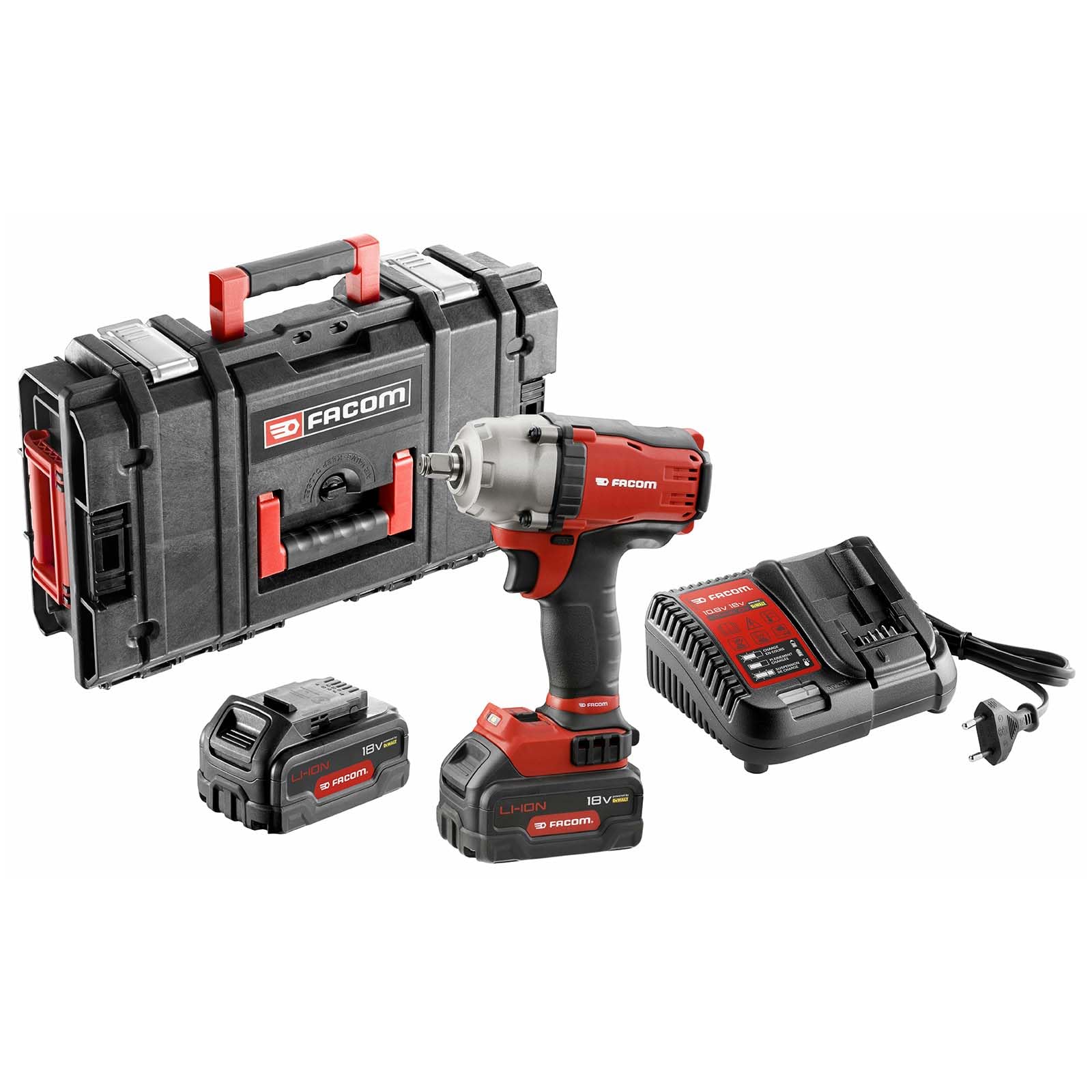 FACOM FCF894P2-QW - JUEGO LLAVE IMPACTO 1/2 18V BATERIAS 5AH