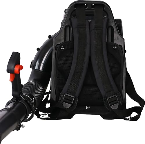 Miniatura 5 de Soplador de hojas, motor de 4 tiempos de 76 CC para patio, potente soplador comercial de 750 CFM para patio trasero, césped, jardín, hojas que