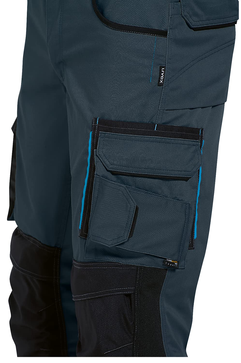 Uvex Tune-up - Pantalones largos de trabajo para mujer con bolsillos en la rodilla