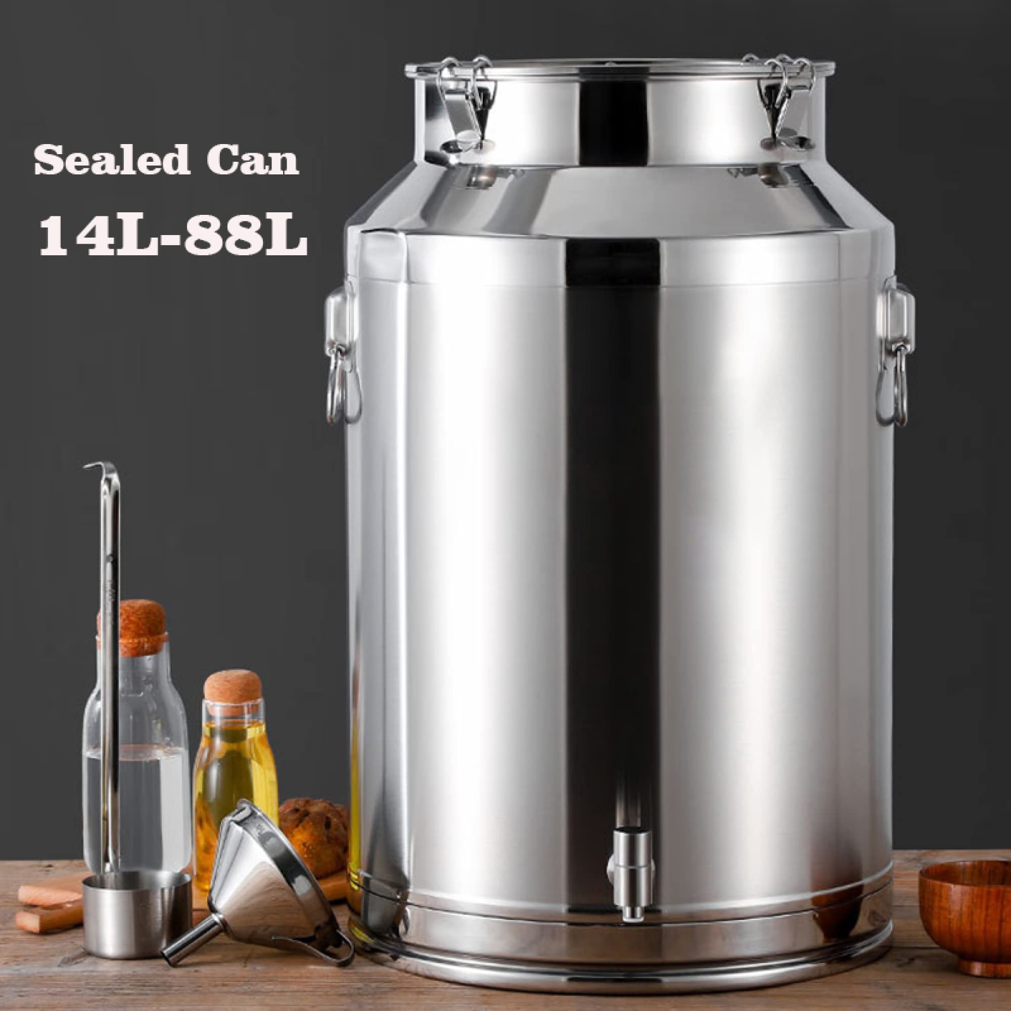 304 Rvs Mini Melk Kan 40L Voor Koe/Geit Melkmachine