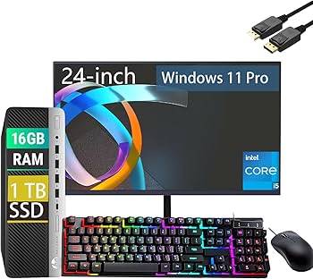 HP ProDesk 600 G4 SFF Desktop PC, 24