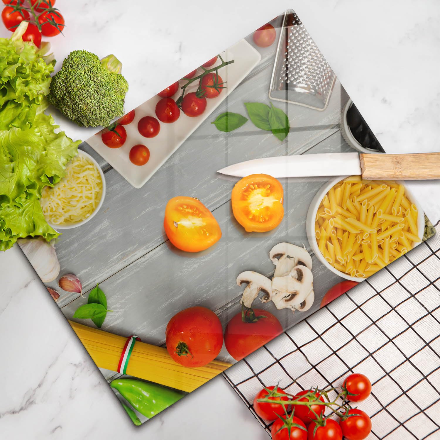 Tabla de aperitivos | Gris | Superficie impresa