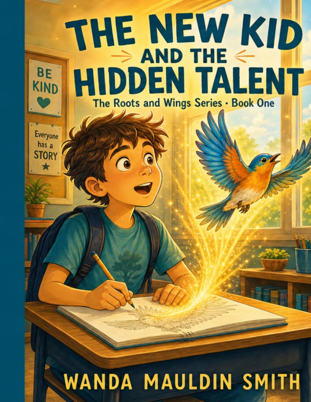 The New Kid and The Hidden Talent: The Roots And Wings Series-Book One