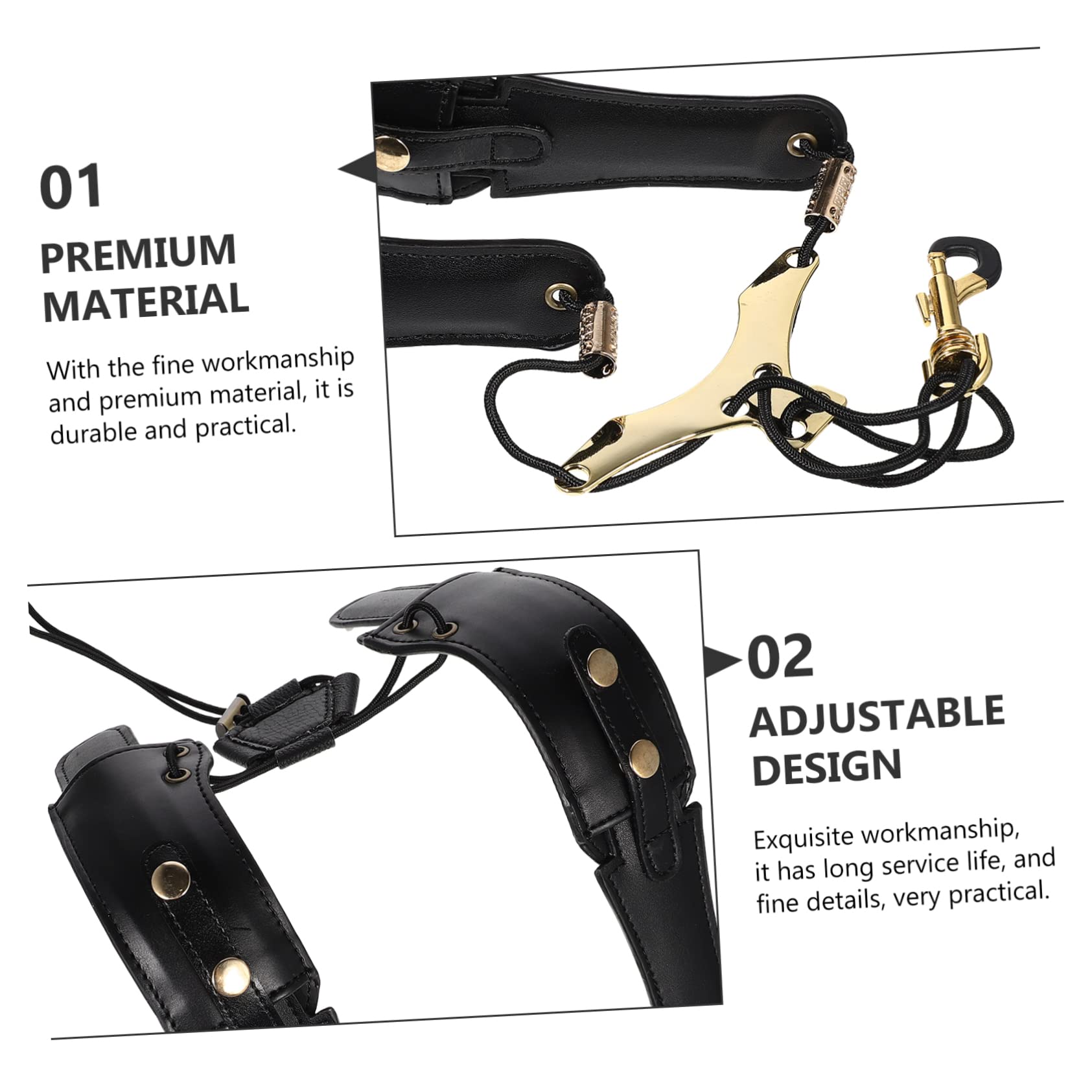Tracolla per Sassofono Imbottita Accessorio per Sassofono Design Regolabile Materiale