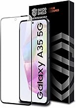 Skyddshield Military-Grade Gorilla Tempered Glass Compatible with Samsung Galaxy A35 and Samsung Galaxy A55 (6.6 Inch) With Installation Kit | Edge to Edge Coverage | Black