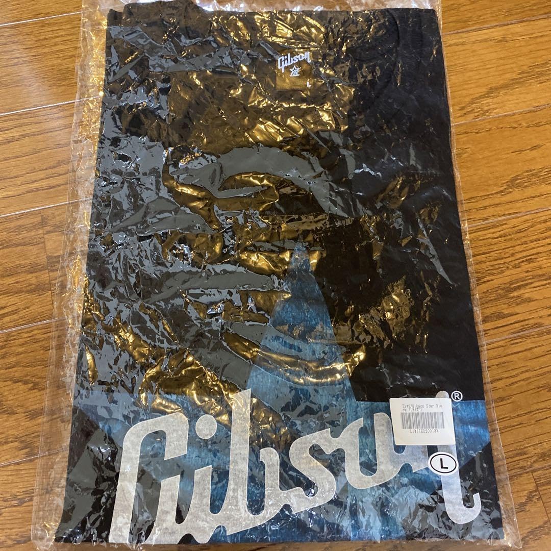 Amazon.co.jp: B'z×ギブソン ブラック×スター ブルー Tシャツ gibson