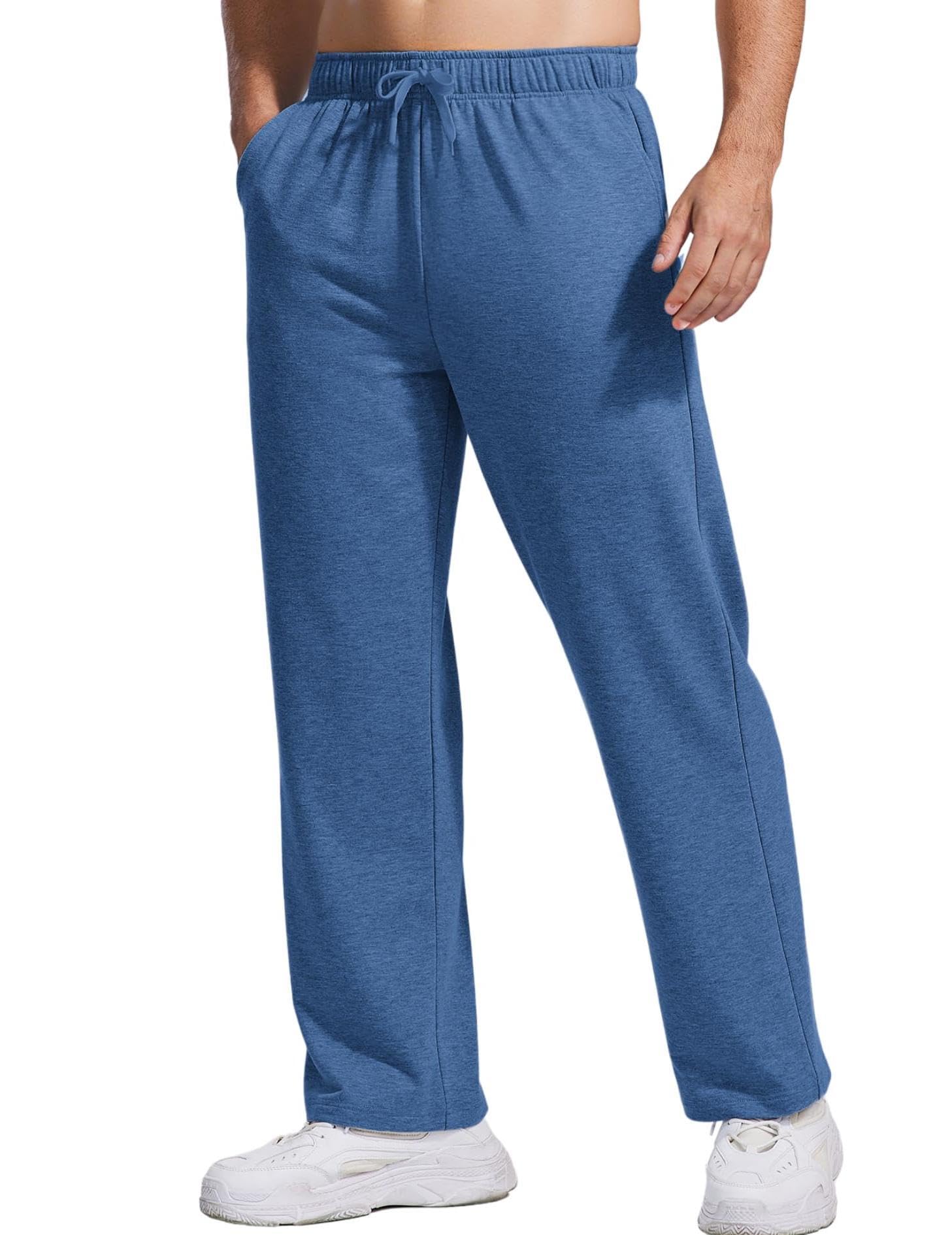 Pinspark Joggingbroek Heren Sportbroek Baggy Lange Katoenen Casual Vrijetijdsbroek Lichtgewicht Trainingsbroek Wijde Pijpen met Zakken en Trekkoord S-XXL Pinspark Joggingbroek Heren Sportbroek Baggy Lange Katoenen Casual Vrijetijdsbroek Lichtgewicht Trainingsbroek Wijde Pijpen met Zakken en Trekkoord S-XXL