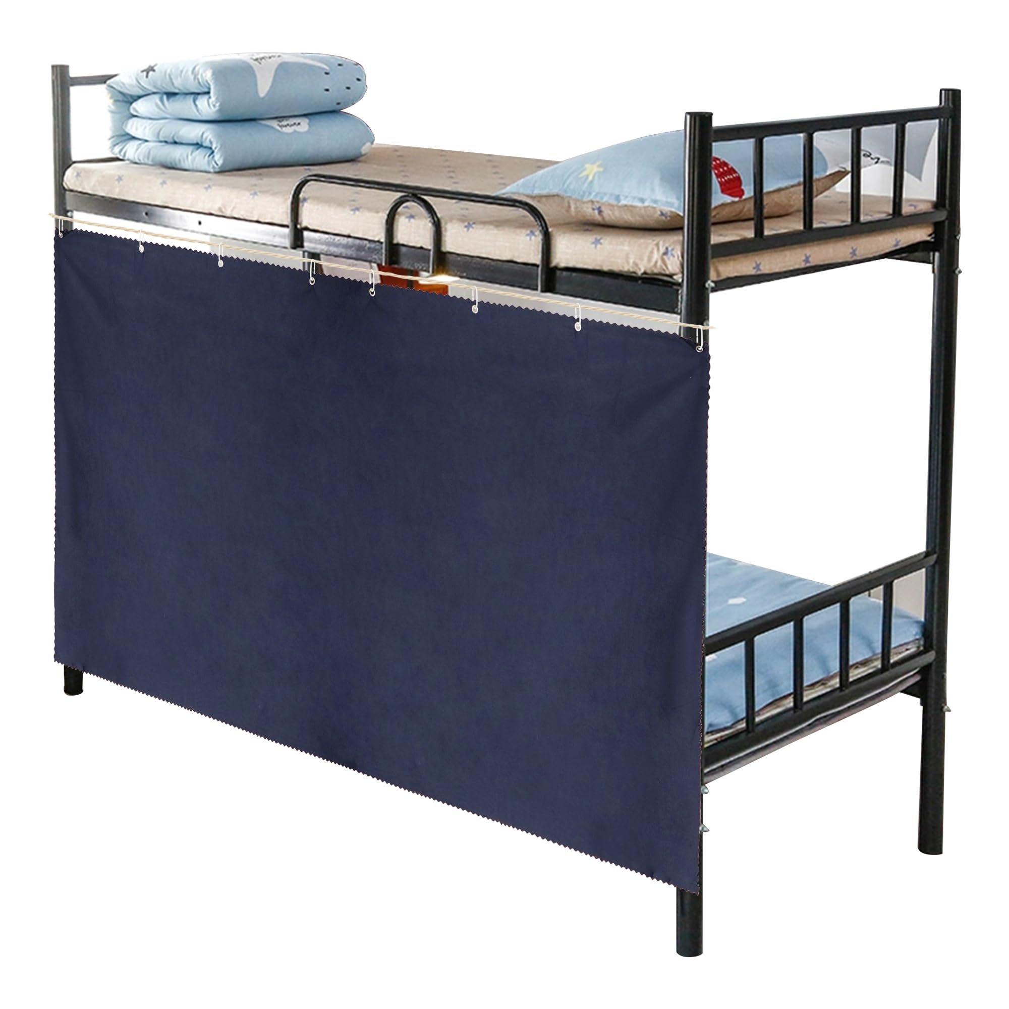 Aisi Bunk Bed Curtains Dorm Room Privacy Canopy Blackout Bed Drapes for Bottom