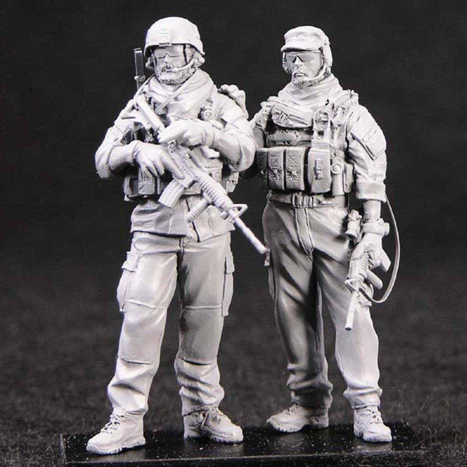Figurine Soldat Forces Spéciales 1:35 Non Peinte En Résine - Modélisme Militaire