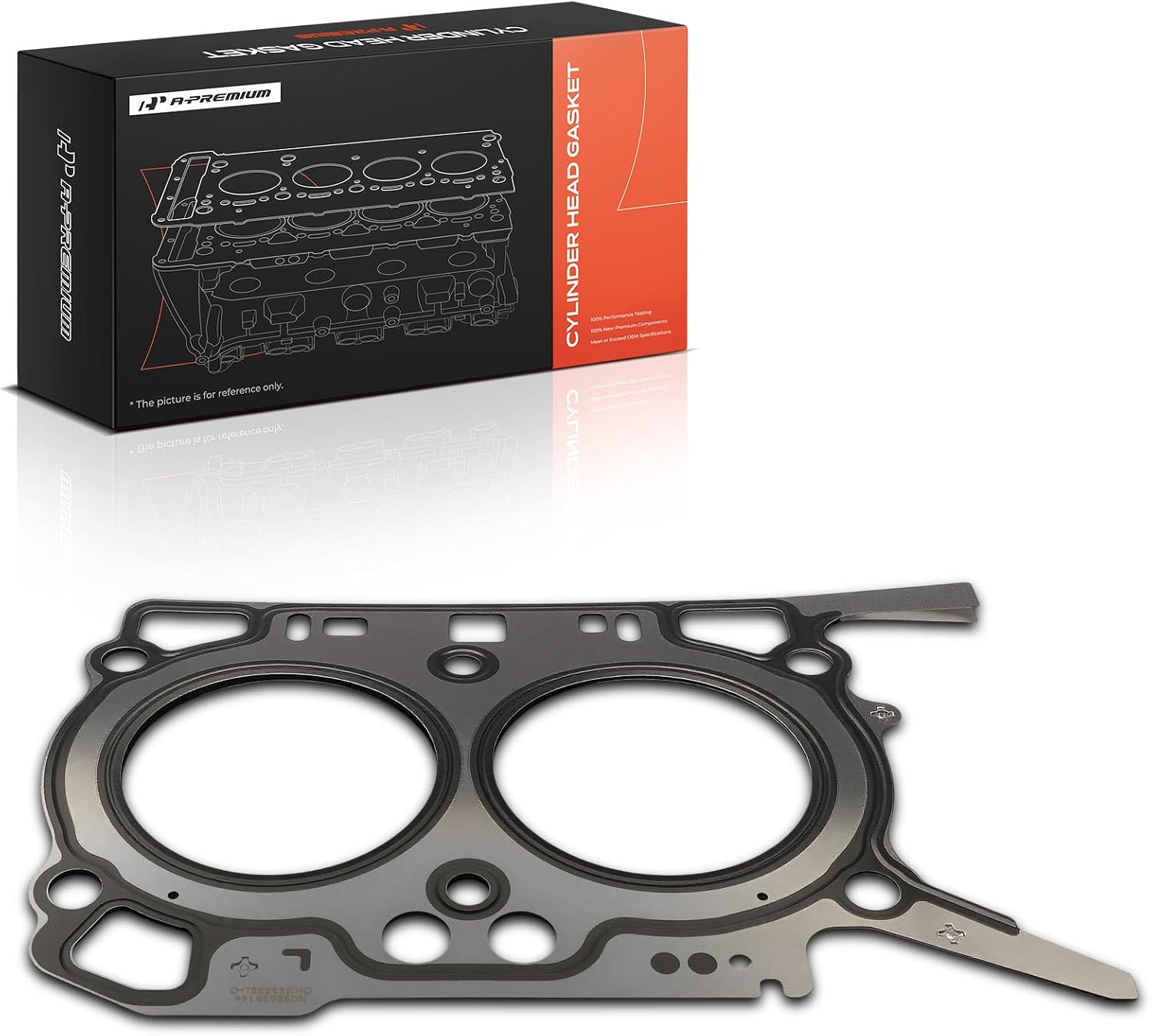 A-Premium H4 2.5L Left Engine Cylinder Head Gasket Compatible with Subaru Outback 2013-2019, Forester 2011-2018, Legacy 2013-2019, Driver Side, Multi-Layer Steel