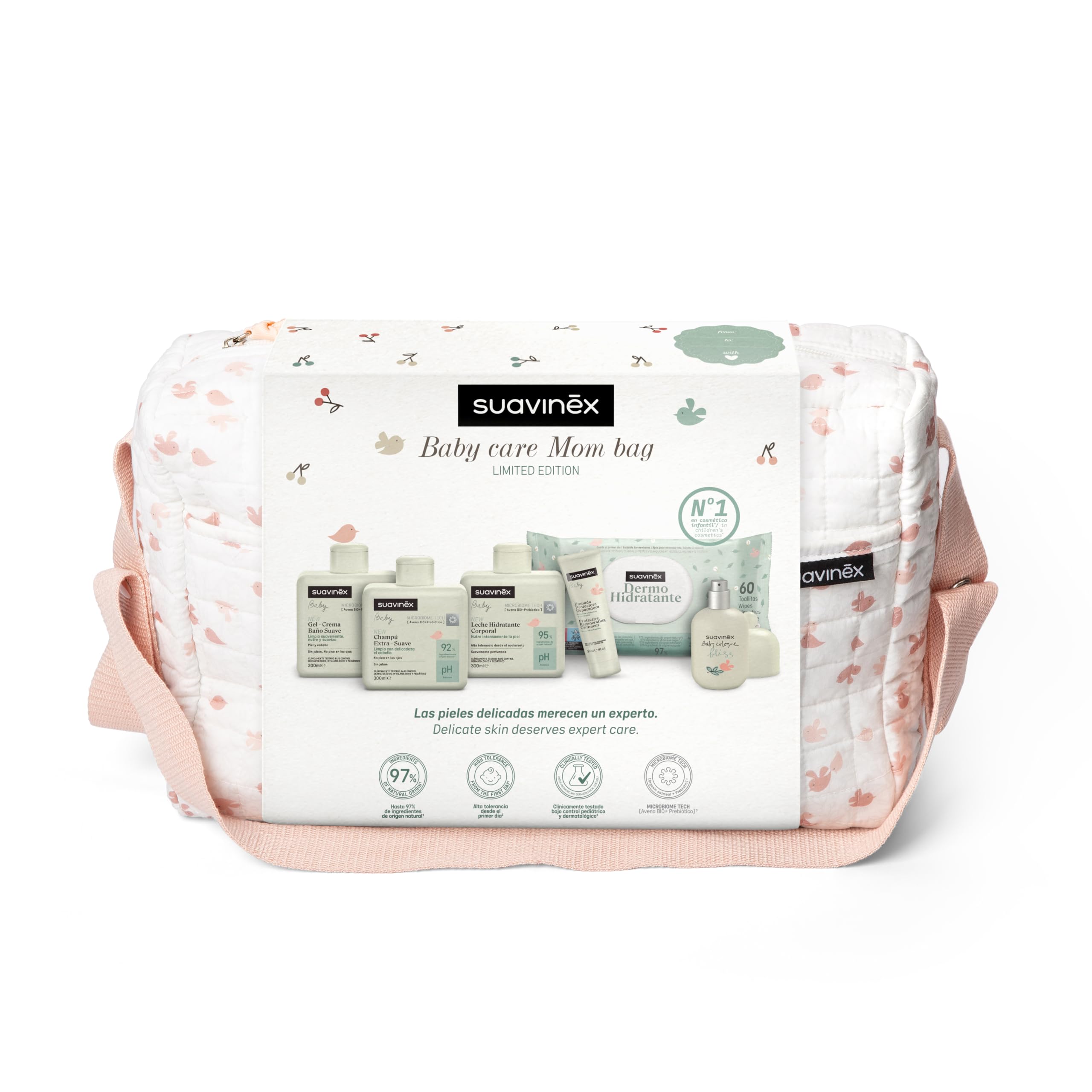 BOLSO COSMÉTICA BEBÉ CORAL LOTE 6 pz
