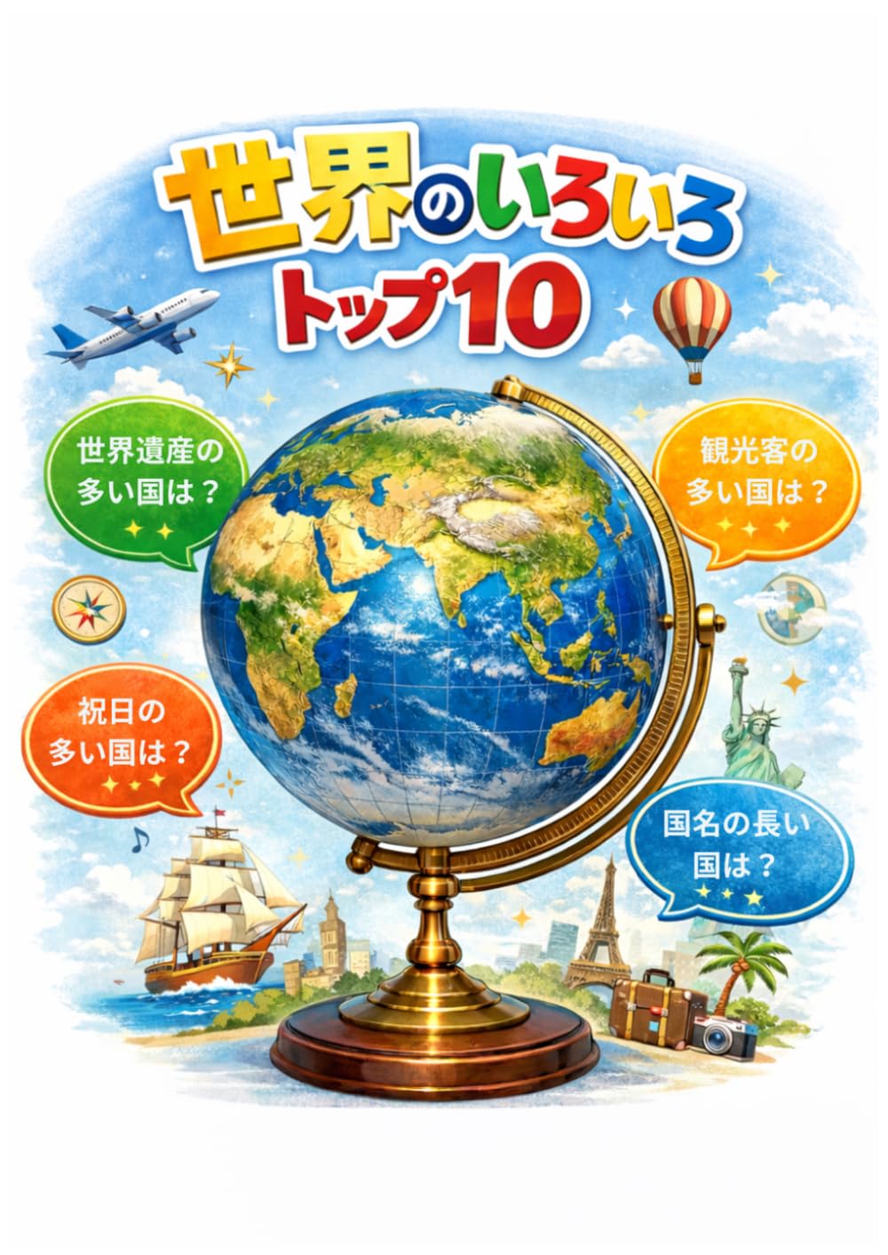 世界のいろいろ　トップ10