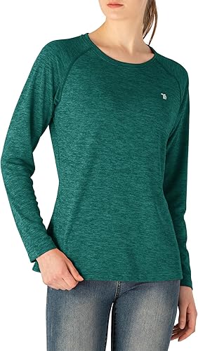 Miniatura 5 de TBMPOY Camisas de manga larga con protección solar UPF 50+ para mujer, ligeras, para senderismo, correr, pesca, al aire libre