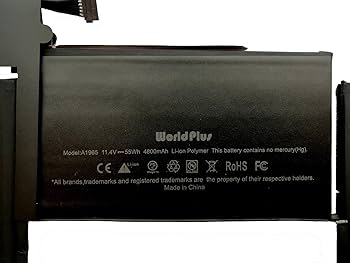 Amazon.co.jp: WorldPlus バッテリー A1965 Apple MacBook Air 13