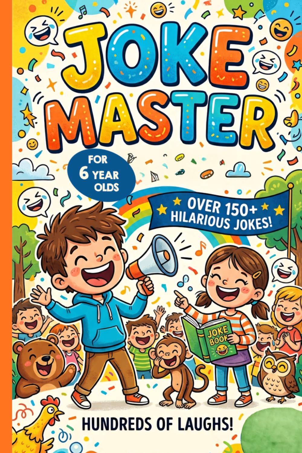 Joke Master: 170 Silly, Laugh-Out-Loud Jokes for 6 Year Olds — The Funniest Joke Book for Kids with Hilarious Puns, Riddles and Giggles