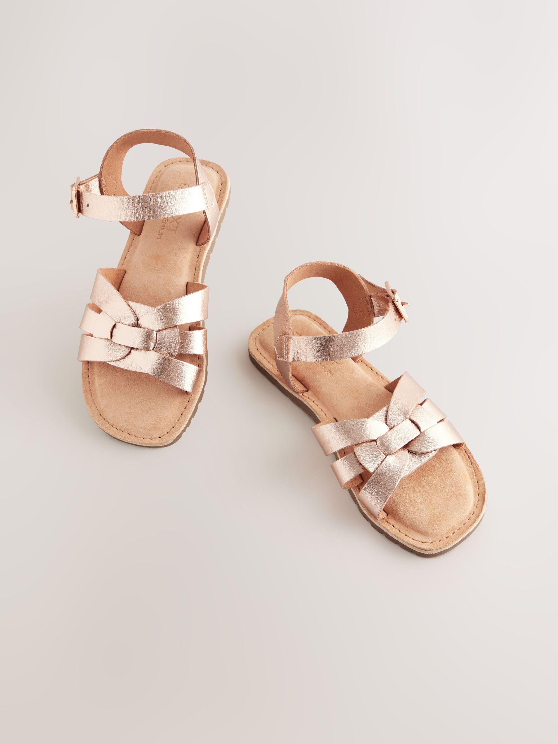 NEXT Fille Sandales tissée en cuir