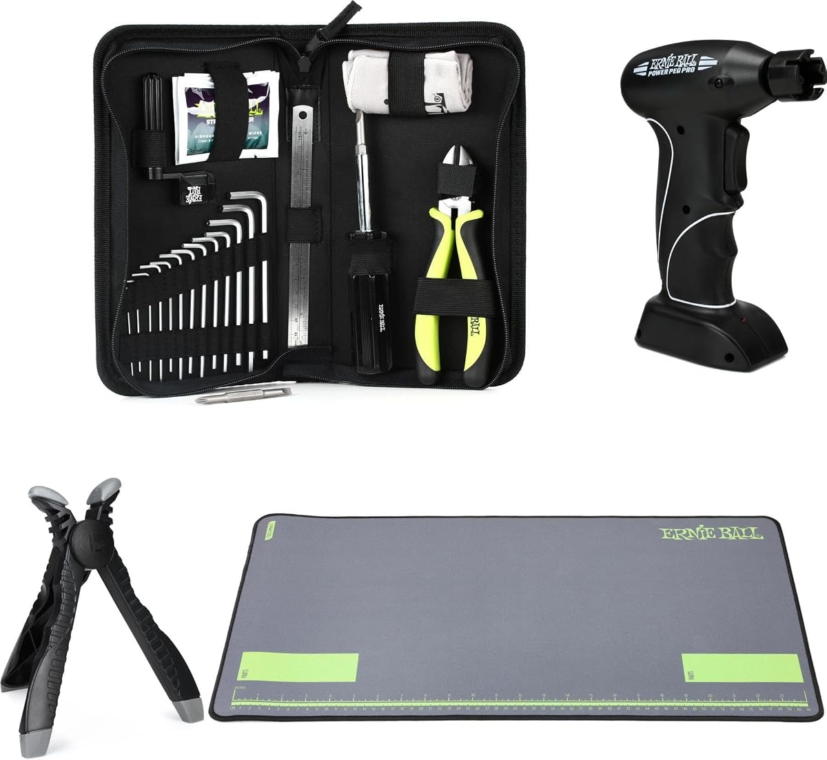 Paquete de kit de herramientas profesionales para músicos